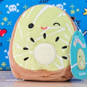 Squishmallow Kachina the Kiwi Fruit 5" UltraSoft Stuffed Animal Toy Plush NWT